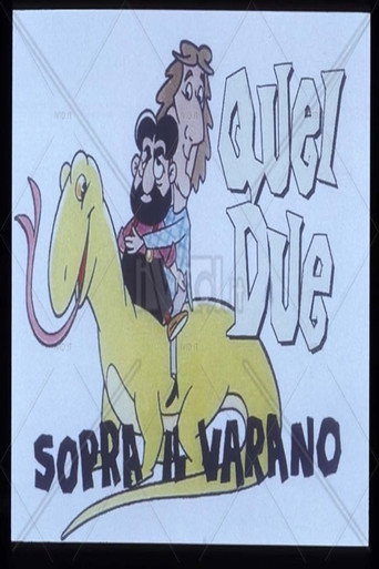Póster de Quei due sopra il varano