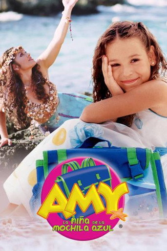 Póster de Amy, la niña de la mochila azul