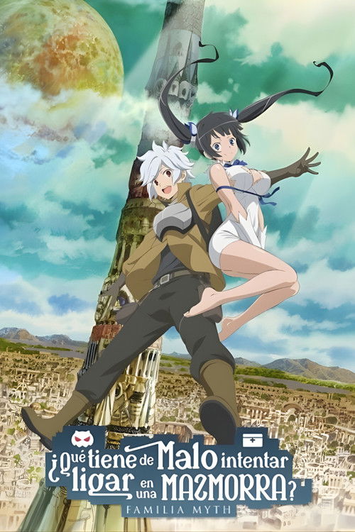 Póster de DanMachi: ¿Qué tiene de malo intentar ligar en una mazmorra?