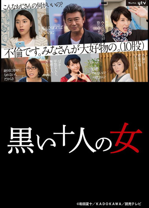 Póster de 黒い十人の女