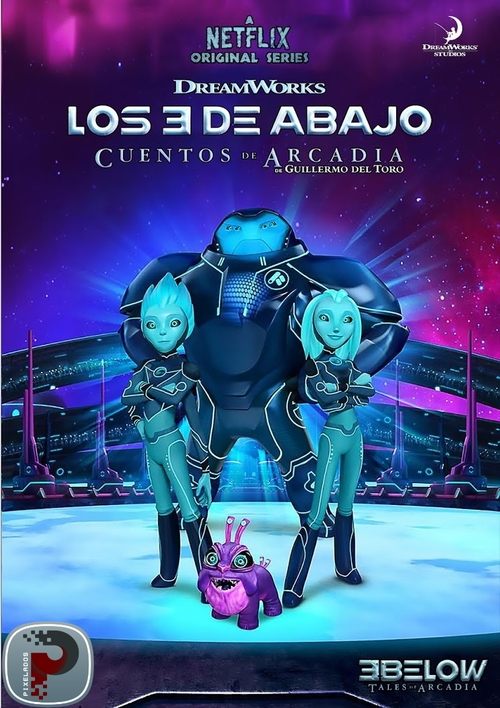 Póster de Los 3 de abajo: Relatos de Arcadia