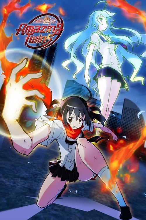 Póster de 絶滅危愚少女 Amazing Twins