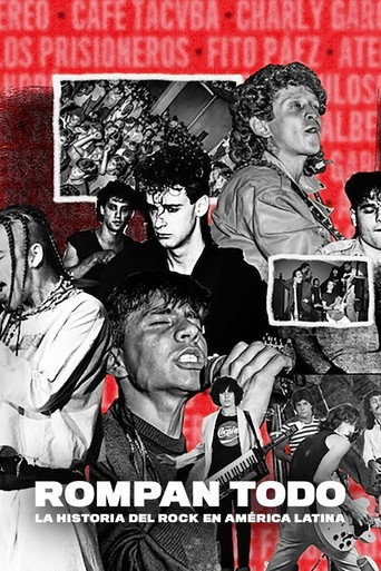 Póster de Rompan todo: La historia del rock en América Latina