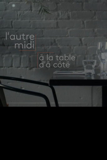Póster de L'autre midi à la table d'à côté